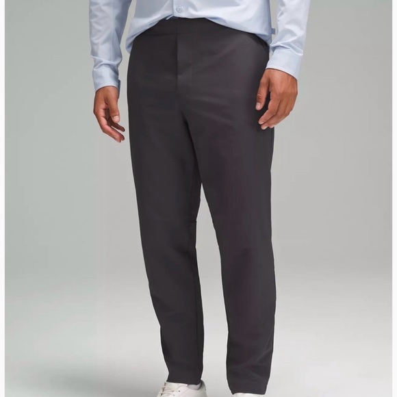 Men's Classic Dark Gray Dress Pants